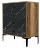 Kummut Kalune Design Lizbon 541, 40 x 76 x 90.7 cm, must/pähkel