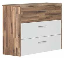 Kummut Forte Modern Way MRWK211, 42 x 100 x 80 cm, tamm/valge