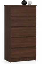 Kummut Akord K60, 40 x 60 x 121 cm, pruun