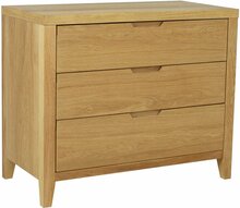 Kummut Home4you Chamba, 90 x 45 x 75 cm, tammespoon, naturaalne