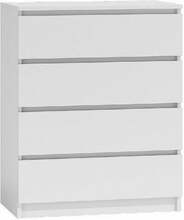 Kummut Top E Shop Malwa M4, 70 x 40 x 97 cm, valge/helehall