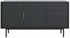 Kummut Wipmeb Viva VI02 2D3S, 39 x 154 x 82 cm, must