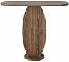 Konsoollaud Kalune Design Ellittica, 100 x 30 x 81 cm, pähkel/pruun
