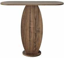 Konsoollaud Kalune Design Ellittica, 100 x 30 x 81 cm, pähkel/pruun