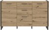 Kummut Forte Flash 3D2S, 41.3 x 141.8 x 86.1 cm, pruun/hall