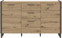 Kummut Forte Flash 3D2S, 41.3 x 141.8 x 86.1 cm, pruun/hall