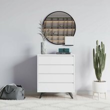 Kummut Kalune Design Suvera 811MDD3435, 40 x 70 x 86 cm, valge