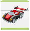 Kummut Kocot Kids Babydreams Racing Car, valge/roheline, 41 x 80 x 80.5 cm