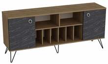 Kummut Kalune Design Lorenz 875ZNA3507, 44.8 x 180 x 78.6 cm, must/pähkel