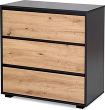 Kummut LittleSky Dalia, 80 x 45 x 81 cm, antratsiit/tamm