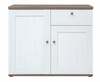 Kummut Black Red White Stockholm KOM2D1S, 103 x 43 x 88 cm, tamm/valge