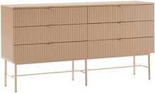 Kummut Home4you Sequence 45153, 158 x 40 x 83 cm, beež