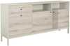 Kummut Signal Meble Frost K1, 40 x 180 x 90 cm, valge/pruunikas