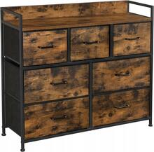 Kummut Leobert LTS137B01, pruun/must, 28.5 x 98 x 85 cm