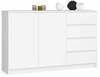 Kummut Akord Furniture Factory K013, 160 x 40 x 99 cm, valge