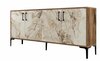 Kummut Kalune Design Kiev 845HCT5303, 35 x 180 x 78 cm, pruun/valge
