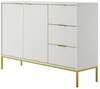 Kummut Kocot Kids Austin, 40 x 150 x 104 cm, kuldne/valge