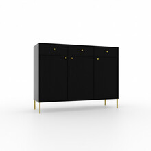 Kummut Adrk Furniture Tili 3D 3S, must