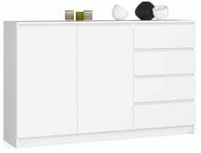 Kummut Akord Furniture Factory K013, 160 x 40 x 99 cm, valge