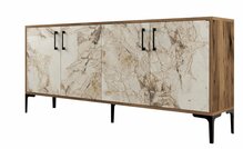 Kummut Kalune Design Kiev 845HCT5303, 35 x 180 x 78 cm, pruun/valge