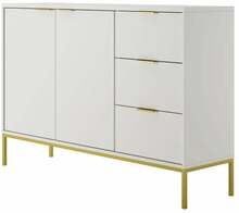 Kummut Kocot Kids Austin, 40 x 150 x 104 cm, kuldne/valge