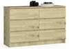 Kummut Akord Nore K120, 40 x 120 x 77 cm, pruun/tamm