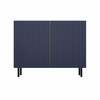 Kummut Top E Shop Kama2 Slim, 40 x 100 x 78 cm, sinine/must