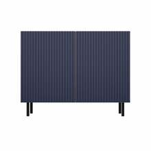 Kummut Top E Shop Kama2 Slim, 40 x 100 x 78 cm, sinine/must