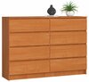 Kummut Akord K140, 40 x 138 x 99 cm, 8 sahtliga, pruun
