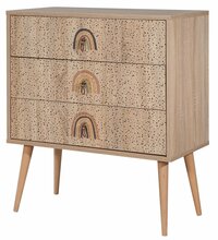 Kummut Kalune Design City Rainbow, 40 x 80 x 89 cm, mitmevärviline