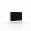 Kummut Adrk Furniture Tili 1D 3S, must