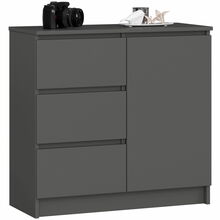 Kummut Akord K80 Jerry 1D 3SZSZ, 80 cm, hall