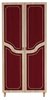 Riidekapp Kalune Design Stil 621, 90 x 52 x 192 cm, pruun/punane