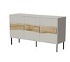 Kummut Cama Meble Inserto 3D, 143,5 x 40 x 80 cm, kašmiir, LED valgustusega