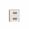 Kummut Domoletti Arkina, 80.4 x 41.3 x 94.9 cm, tamm/valge