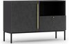 Kummut Eltap Lanzzi SF-LAN-B-KOM120, 40 x 120 x 80 cm, must