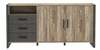 Kummut Forte Note NTEK331-C473, 43 x 190 x 93 cm, pruun/hall