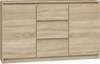 Kummut Top E Shop 2D3S, 120 x 30 x 75 cm, tamme värvi