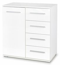 Kummut Halmar Lima Km-2, 40 x 77 x 82 cm, valge