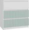 Kummut Top E Shop Malwa M3 Arteso, 40 x 70 x 75 cm, valge/münt