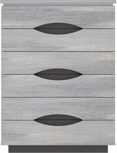Kummut Forte UBNK411B, 41.8 x 81.4 x 108.2 cm, hall