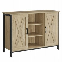 Kummut Leobert LSC098B11, 35 x 100 x 70 cm, must/sonoma tamm