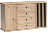 Kummut Halmar Cali C4, 142.10 x 40.6 x 85.4 cm, pruun