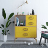 Kummut Kalune Design Elin 811MDD4121, 40 x 70 x 88.6 cm, kuldne/tamm/kollane