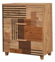 Kummut Kalune Design Leva Gravis Colorblock, pruun, 43 x 80 x 95 cm