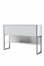 Konsool Hanah Home Luxe, valge, 120 x 80 x 30 cm