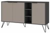 Kummut Kalune Design Clara 855DTE4211, 35.6 x 142 x 83 cm, antratsiit/helepruun