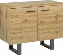 Kummut Beliani Timber, 42 x 97 x 79 cm, must/pruun