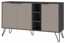 Kummut Kalune Design Clara 855DTE4211, 35.6 x 142 x 83 cm, antratsiit/helepruun