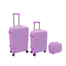 Kummutite komplekt OrdineTT, 3-osaline, 60L (42 x 25 x 64 cm) + 43L (36 x 23 x 56 cm) + 15L (24 x 17 x 33 cm), roosa